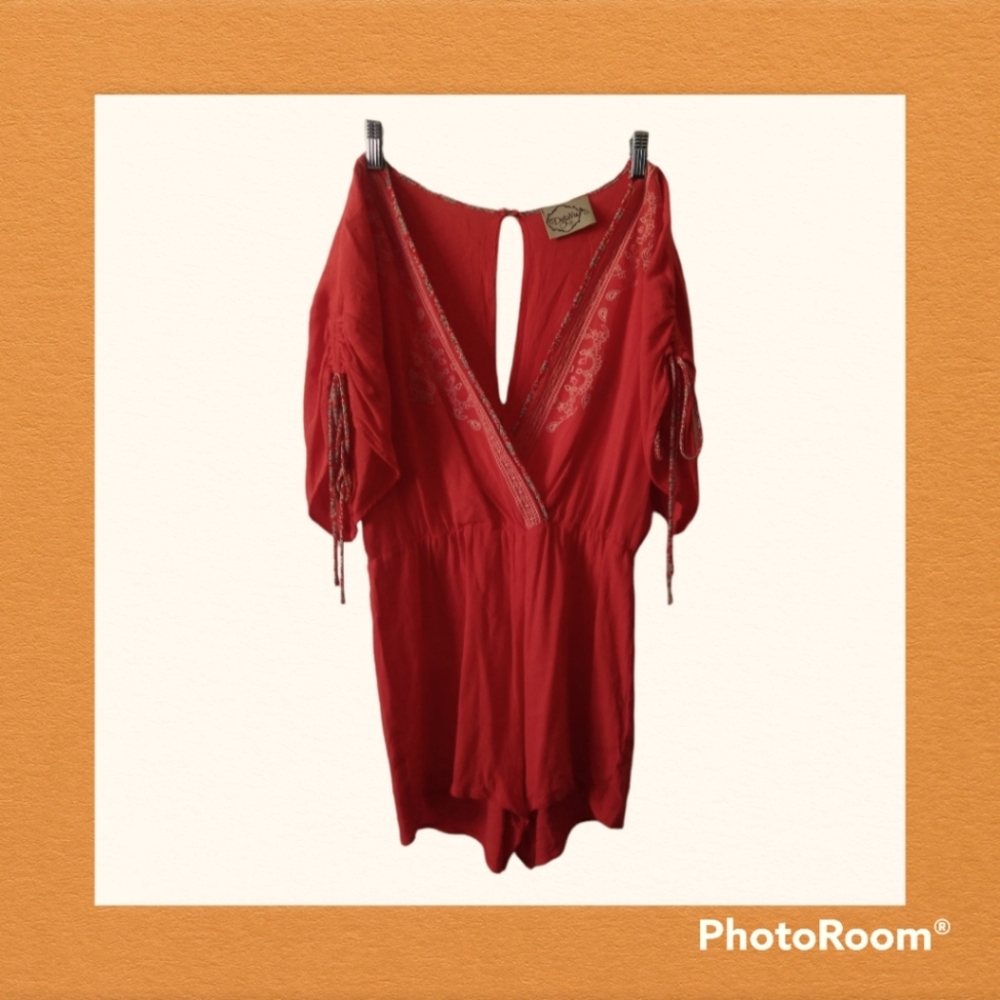 Dejavu Romper Swimsuit Cover Up Sz M